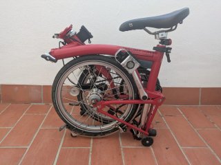 Bicicleta Brompton M3L Roja
