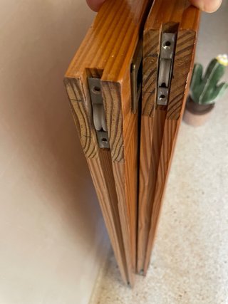 Puertas y marco armario pino macizo