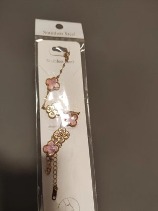 Pulsera Acero Inoxidable 316 Inspiración Van Cleef