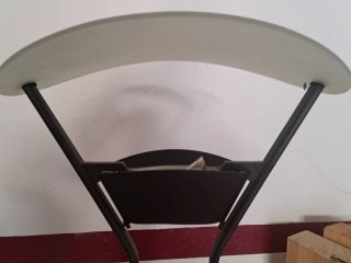 Lampada da terra moderna in metallo e cristallo