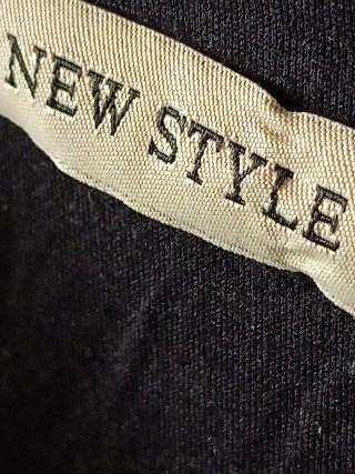 Abito lungo nero chiffon floreale