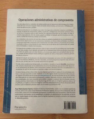 Operaciones administrativas de compraventa