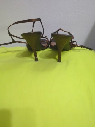 Sandalias Zara tacón raso T37