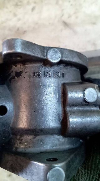 Seat 206181 038129637d válvula egr altea