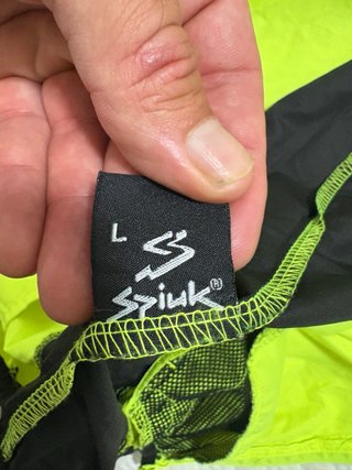 Cortavientos Ciclismo Amarillo Neón
