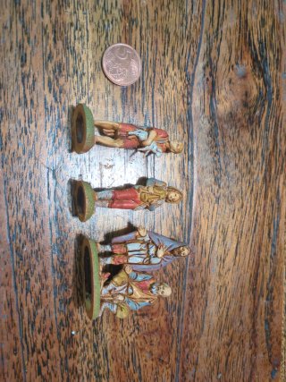 Lote figuras belén plástico