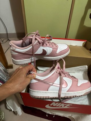Nike Dunk Low Donna Rosa Bianco