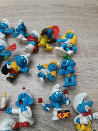 Set di figure in PVC dei Puffi