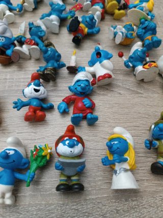 Set di figure in PVC dei Puffi