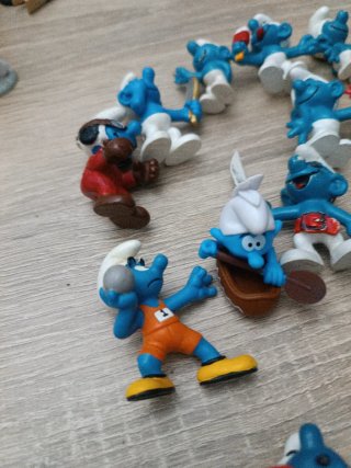Set di figure in PVC dei Puffi