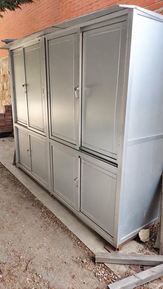 Armario de aluminio grande exterior/interior