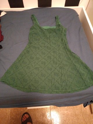 Vestido verde Shein Talla S
