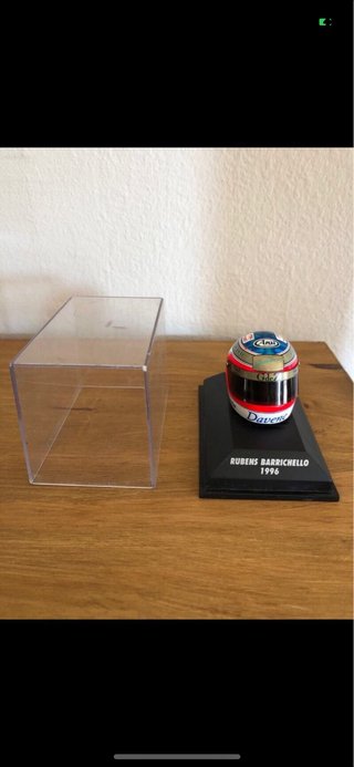 Miniatura Casco Barrichello 1996