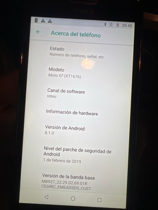 Motorola Android Teléfono Móvil