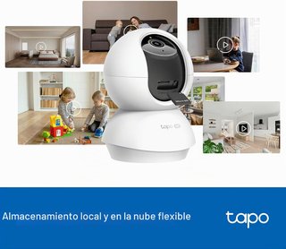 Cámara Seguridad Tapo WiFi 4K Pan/Tilt AI C250