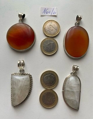 Colgante Plata y Piedra Natural
