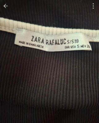 T-shirt Zara Trafaluc manga curta S