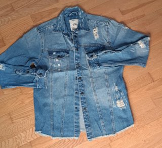Camisa vaquera Rebel desgastada
