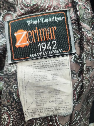 Chaqueta de cuero vintage