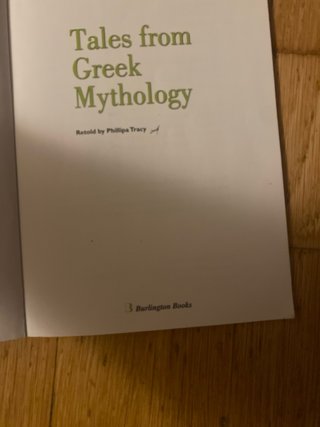 Libro de ingles tales from greek mythology ingles