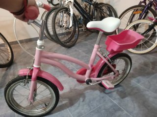 Bicicleta infantil rosa