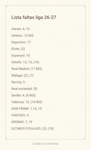 Cambio cromos La Liga Este 26-27