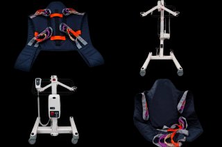 Grúa para silla de ruedas, casi nueva