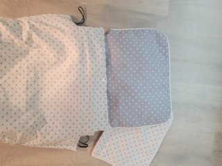 Colcha capazo reversible + saco invierno