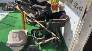 Carro Kikkaboo con Silla de Coche Amaia