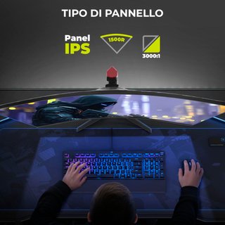 YEYIAN Elysium34 Monitor Curvo IPS 34 180Hz
