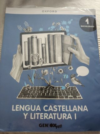 Libro de lengua castellana y literatura I, 1 bachi