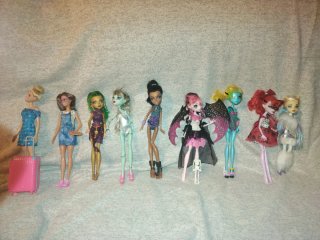 Muñecas Monster High 10 eur c /u.