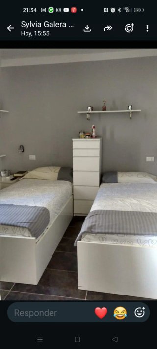 Cama individual Ikea blanca cn cajones en Tenerife
