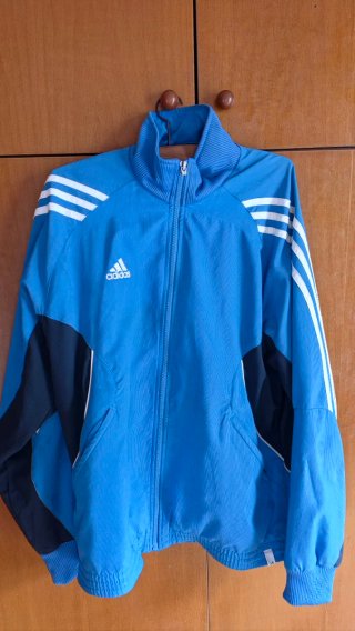 Chaqueta Adidas Y2K Football Azul