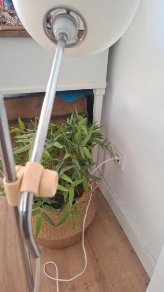 Lampada da terra vintage anni '70