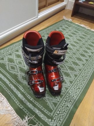 Botas de esquí Lange rojas talla 42