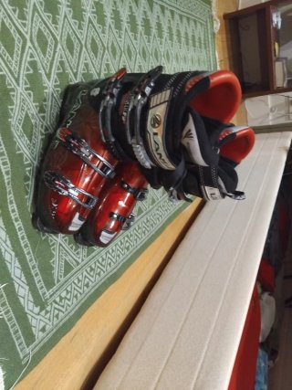 Botas de esquí Lange rojas talla 42