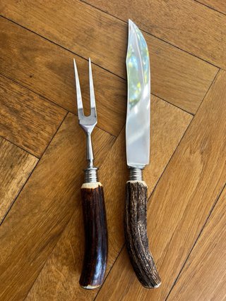 Dorko Solingen Cuchillo y Tenedor Vintage