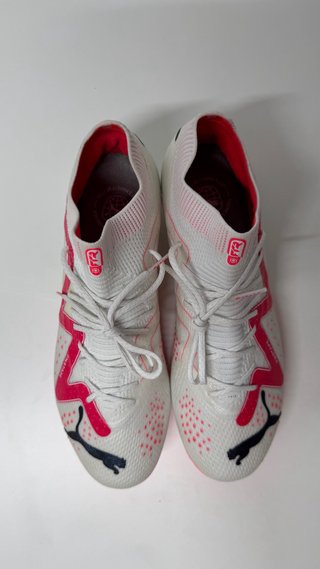 Zapatillas Fútbol Puma Blancas y Rosas
