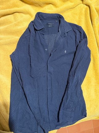 Camisa CARAMELO azul marino talla M