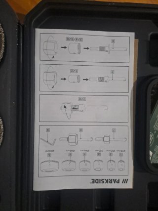 Set Sierras Corona Metal Duro Parkside