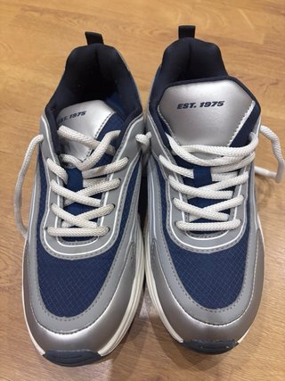 Zapatillas EST. 1975 niño azul/plata