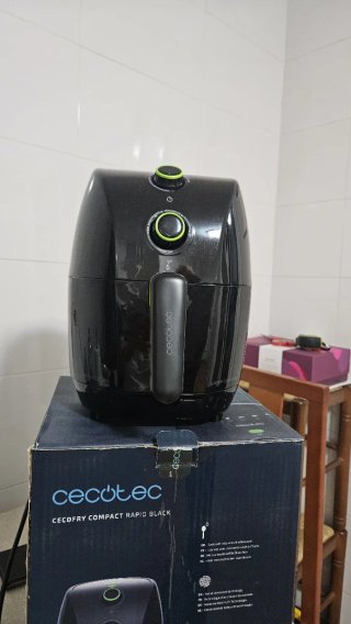Cecofry Compact Rapid Black Freidora de Aire