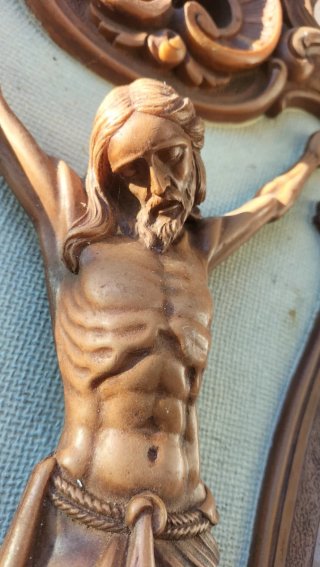 Crucifijo Neobarroco Pared madera