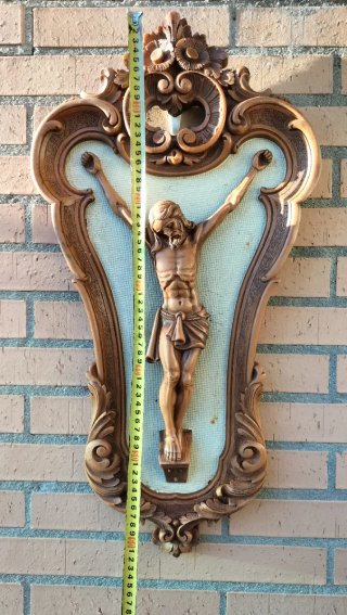 Crucifijo Neobarroco Pared madera