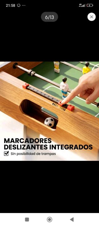 Futbolín para niños