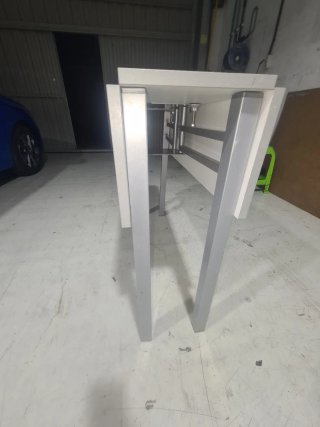 Mesa extensible cocina 95x25/95x75 cm