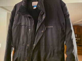 Abrigo Columbia Talla L Negro