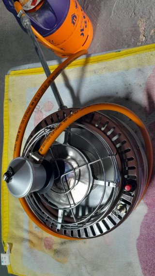 Brasero de gas butano