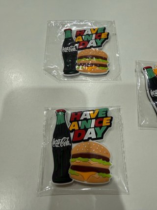 Set 5 Imanes McDonald's Coca-Cola Nevera
